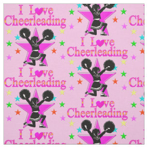 TELA FABULOSA ESTRELLA DE ROSA CHEERLEADER FABRIC