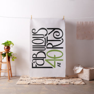 Tela Fabuloso con 40 tejidos verdes