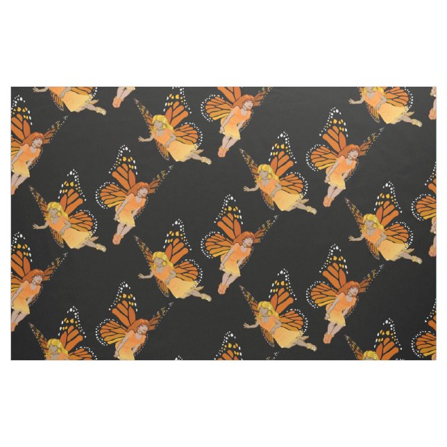 Tela Faerie Art Fabric Butterfly Fairy Pattern Fabric ("Cuarto gordo" (fat quarter))