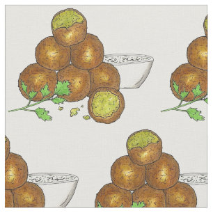 Tela Falafel Balls Chickpeas de Oriente Medio Egipcio