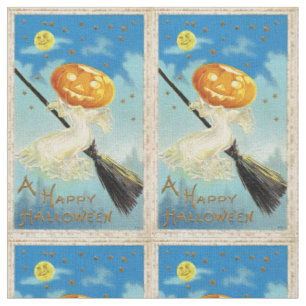 Tela Falln Happy Halloween Pumpkin Witch