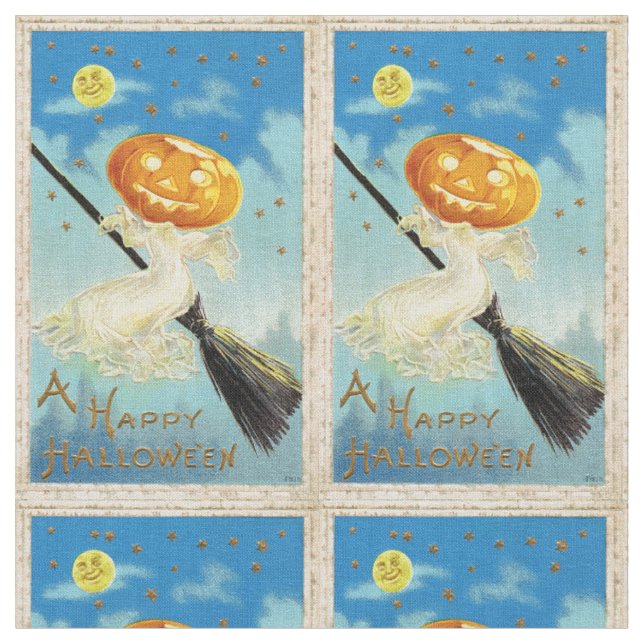 Tela Falln Happy Halloween Pumpkin Witch (De cerca)