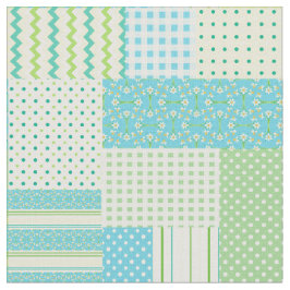 Tela Falso Primavera Sunshine Faux Patchwork Patterns F