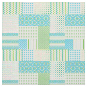 Tela Falso Primavera Sunshine Faux Patchwork Patterns F