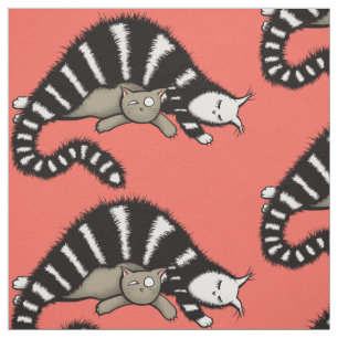 Tela Familia de amor de gato lindo