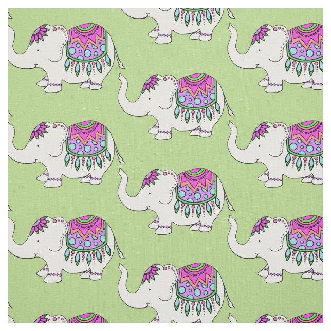 Tela Fancy Elephant (Retal)