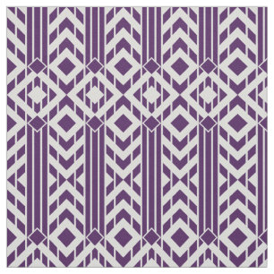 Tela Fancy Purple & Grey Chevron Stripes Fabric