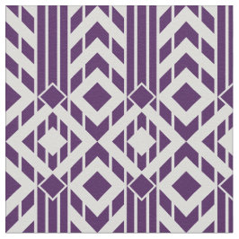 Tela Fancy Purple & Grey Chevron Stripes Fabric