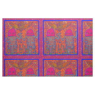 Tela Fantasía de Avión Inspirada en Haring