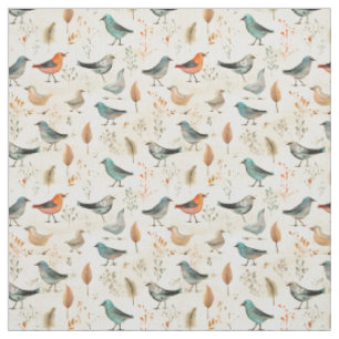 Tela Fantasia de Feathered: Pájaro caprichoso