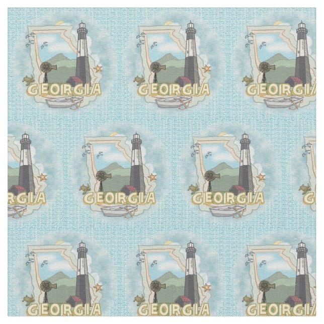 Tela Faro de Georgia (De cerca)