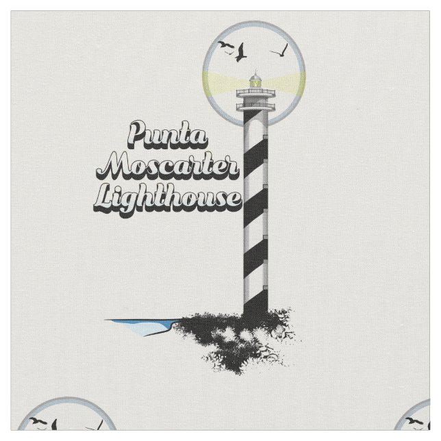 Tela Faro de Punta Moscarter (De cerca)