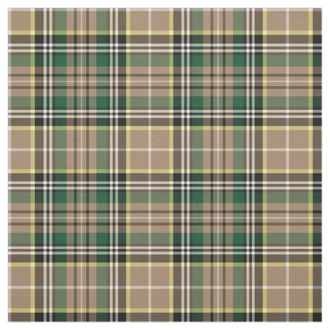 Tela Farrell Tartan Pattern Tan Irish Place (Retal)