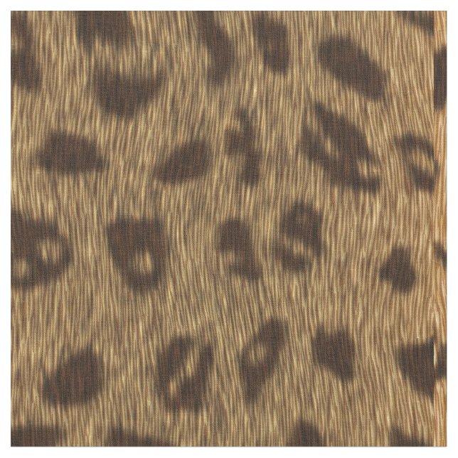 Tela Faux Leopard Spots Fur (De cerca)