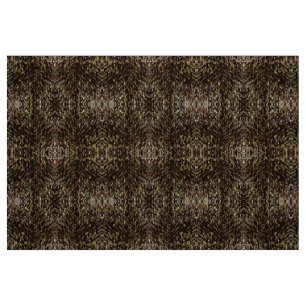 Tela Faux Red Wolf Natural Linen Fabric-Design 2