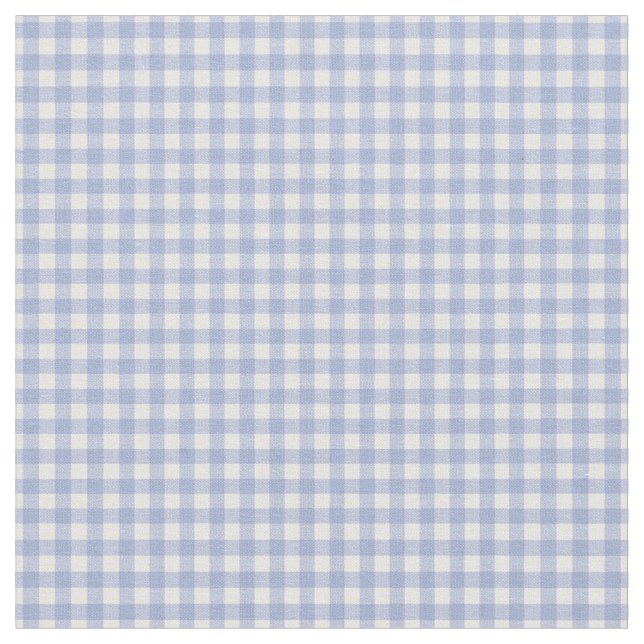 Tela Faye y Lauren Periwinkle Gingham (De cerca)