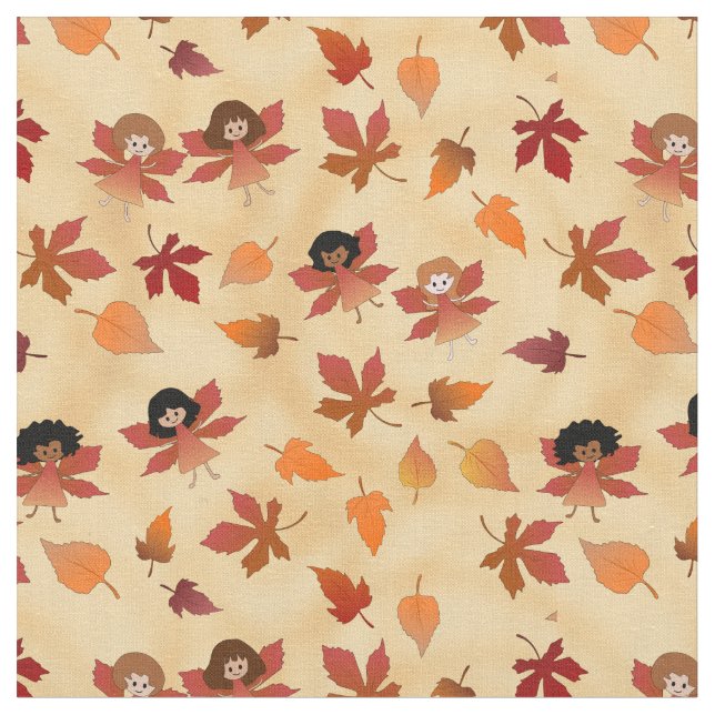 Tela Fe y hojas del otoño (De cerca)