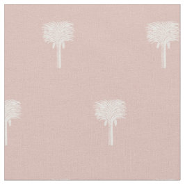 Tela Fecha tropical moderna Palm Rosa Gold