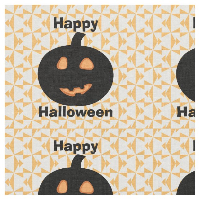 Tela Felices Calabazas de Halloween (De cerca)