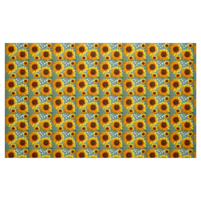 Tela Felices girasoles ("Cuarto gordo" (fat quarter))
