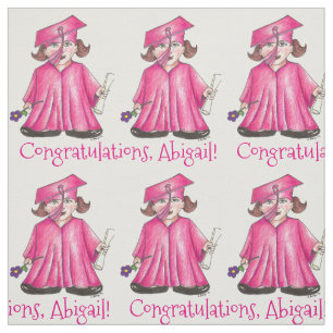 Tela Felicidades por la graduación personalizada Cap Go