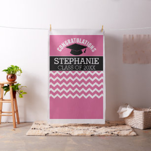 Tela Felicitaciones Graduación de Foto de Graduado