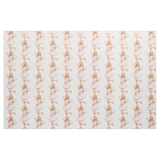 Tela Feliz Cumpleaños Chica de la Fiesta Thunder_Cove ("Cuarto gordo" (fat quarter))
