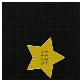 Tela Feliz cumpleaños Gold Star Hollywood
