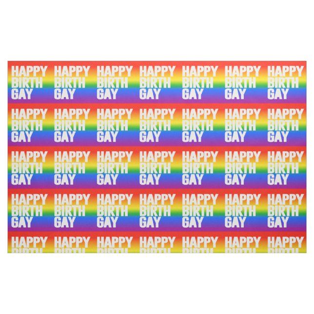 Tela Feliz Cumplegay ("Cuarto gordo" (fat quarter))