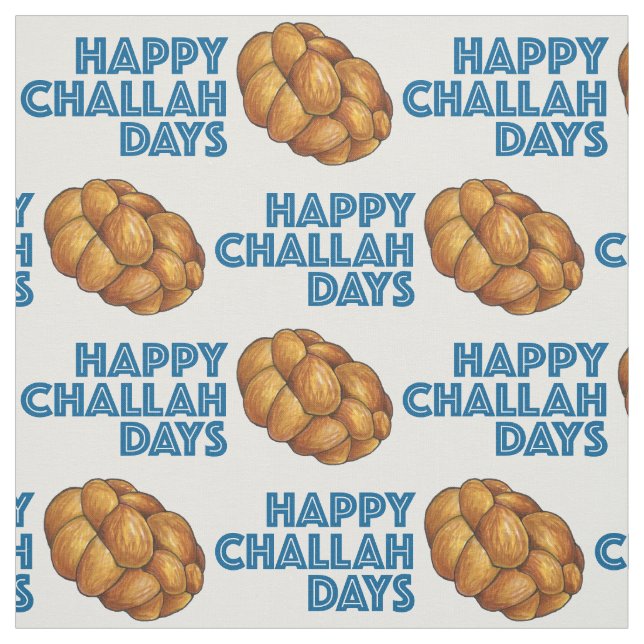 Tela Feliz día de desafío Hanukkah Chanukah Pan Loaf (Retal)