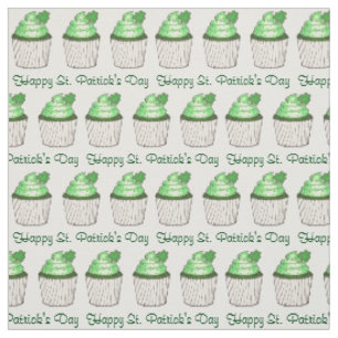 Tela Feliz Día de San Patricio, pastel verde de Shamroc