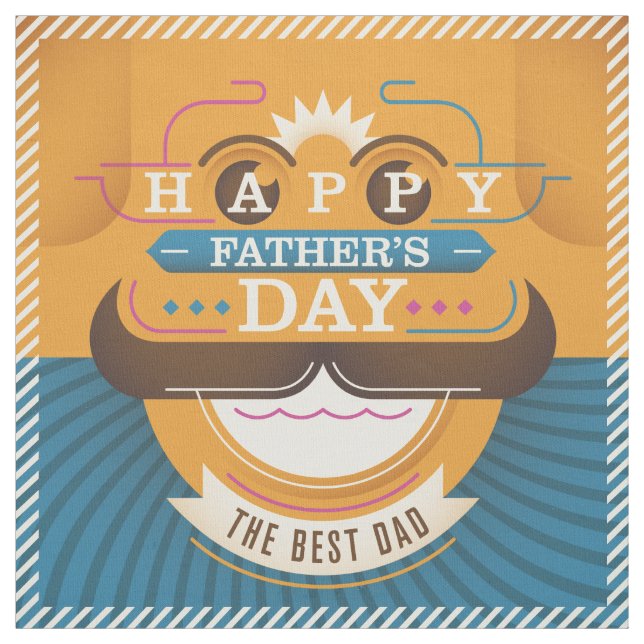 Tela Feliz Día del Padre (Retal)