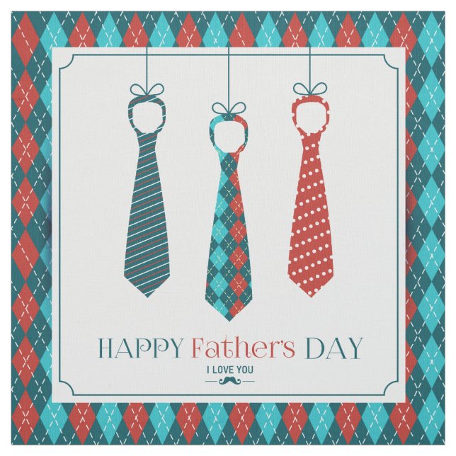 Tela Feliz Día del Padre (Retal)