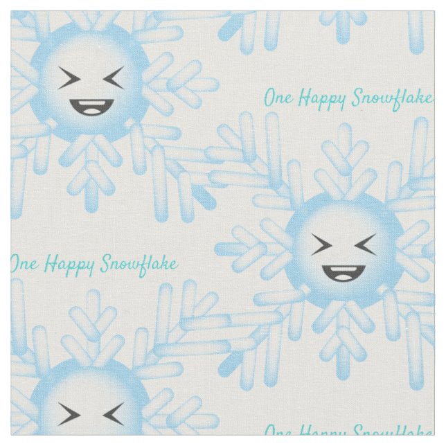 Tela Feliz Emoticon de Snowflake Thunder_Cove (De cerca)
