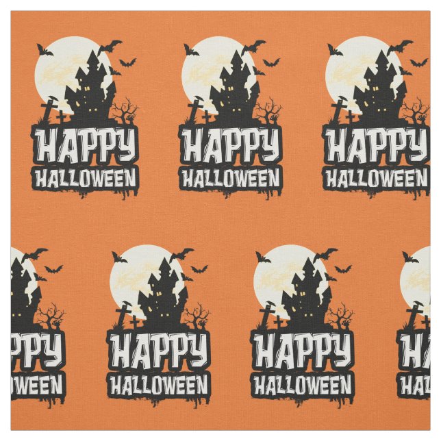 Tela Feliz Halloween (Retal)