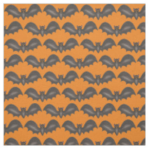 Tela Feliz Halloween espeluznante Naranja de los Black 