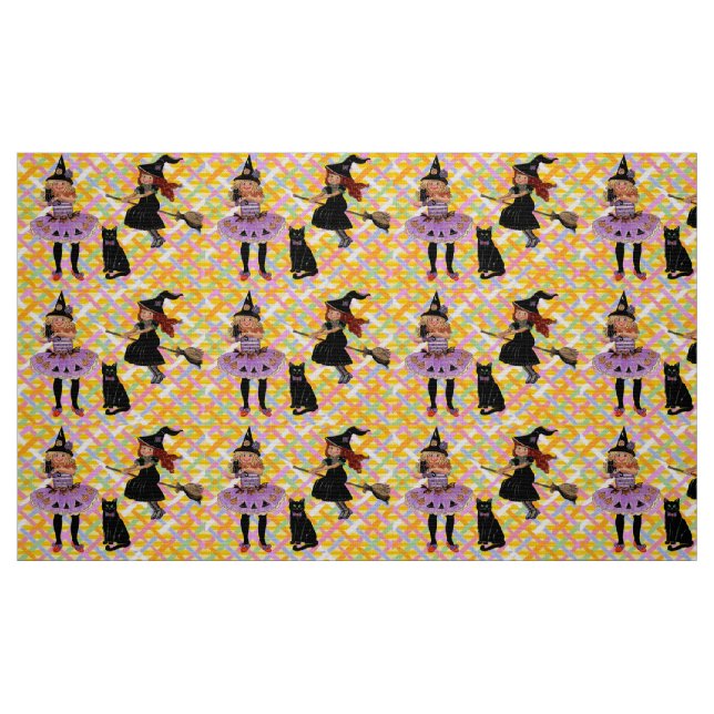Tela Feliz Halloween Fabric ("Cuarto gordo" (fat quarter))
