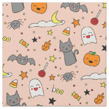 Feliz Haunting Halloween Fabric