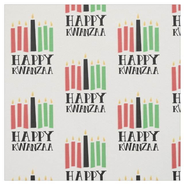 Tela Feliz Kwanzaa |  (Retal)