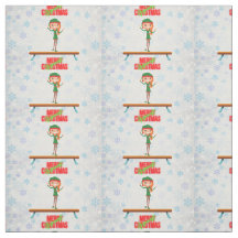 Feliz Navidad Gymnast Elf