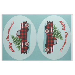Tela Feliz Navidad! Kit de cuarto de grasa para almohad