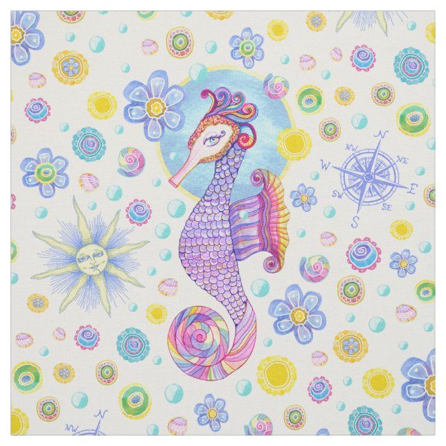 Tela femenina del Seahorse (Retal)