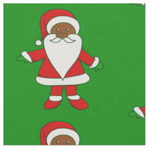 Tela feos navidades afroamericanos santa claus