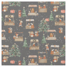 feria callejera de mercado invernal con amigos ani