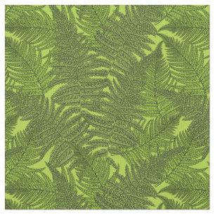 Tela Fern en verde