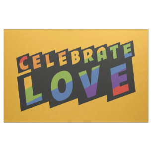 Tela Festejar el tejido personalizado de amor