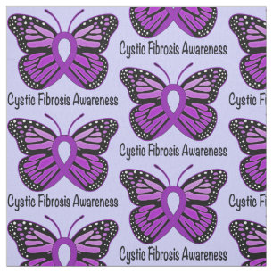 Tela Fibrosis quística: Conciencia con la mariposa