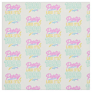 Tela Fiesta Como Si Fuera 1999®™ – Voltaje Neon