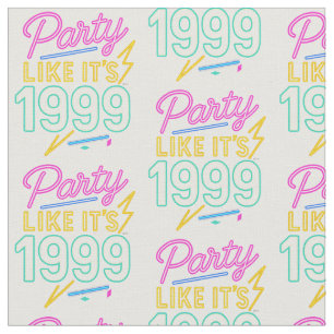 Tela Fiesta Como Si Fuera 1999®™ – Voltaje Neon
