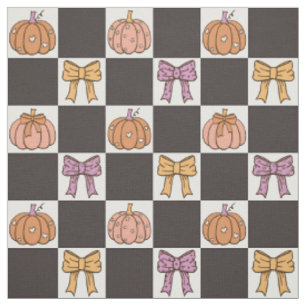 Tela Fiesta de Halloween Coquette Chica Lazo de Calabaz
